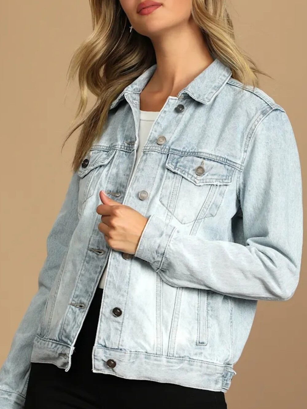 Madewell Light Blue Denim Trucker Jacket/ Size XL